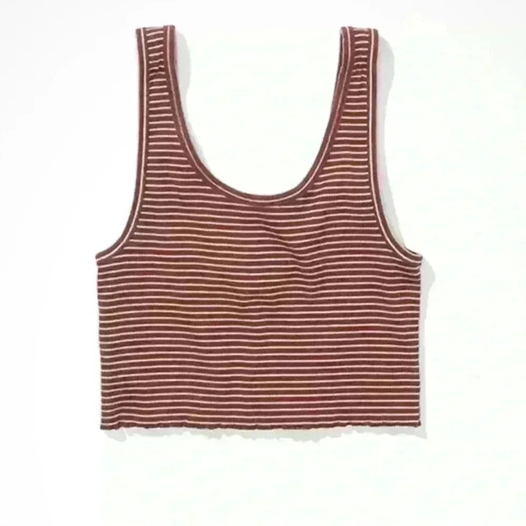 American Eagle Henley Crop Tank Top Small Super Comfy - Picture 2 of 9